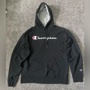 Champion Authentic Athletic-wear Men’s Longsleeve Pullover Sweater Black Large